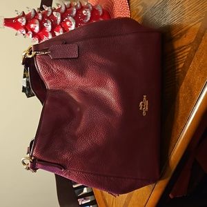 Burgandy Coach Bag